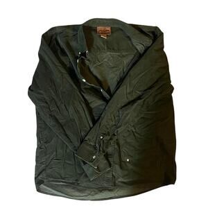 Buckhorn river green button up shirt